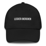 Baseballkappe "Lecker Bierchen" schwarz