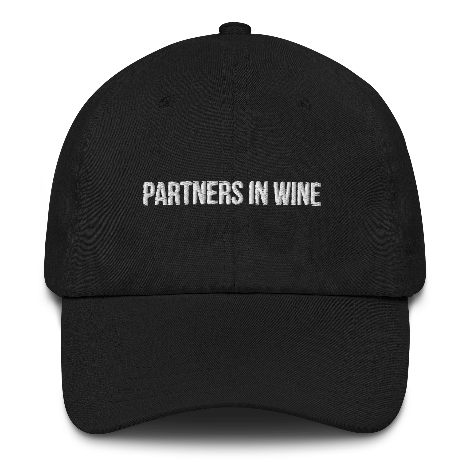Baseballkappe "Partners In Wine" schwarz