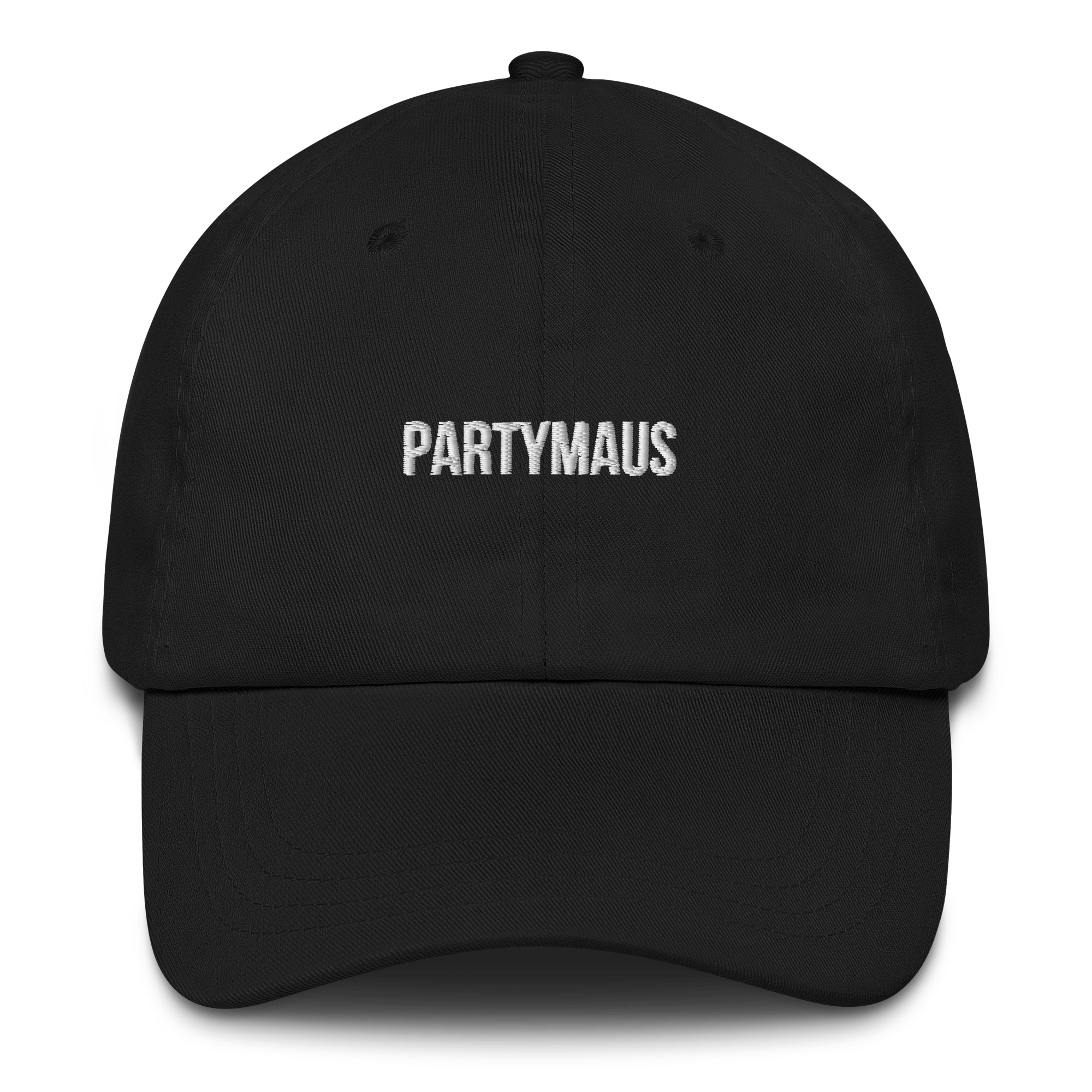 Baseballkappe "Partymaus" schwarz
