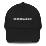 Baseballkappe "Saufkommandant" schwarz