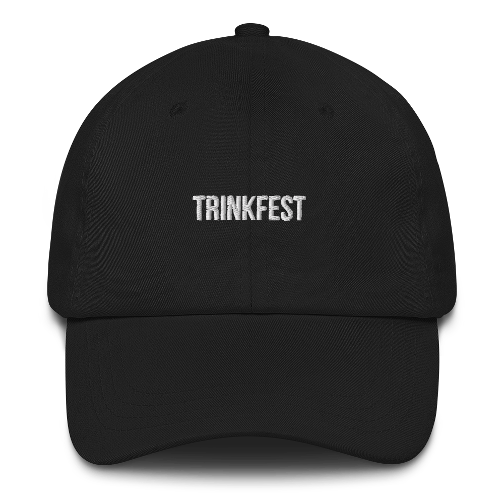 Baseballkappe "Trinkfest" schwarz