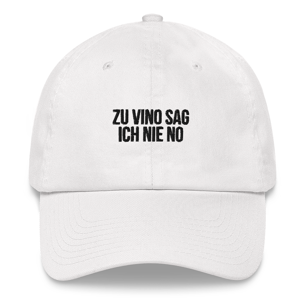 Baseballkappe "Zu Vino Sag Ich Nie No"
