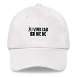 Baseballkappe "Zu Vino Sag Ich Nie No"