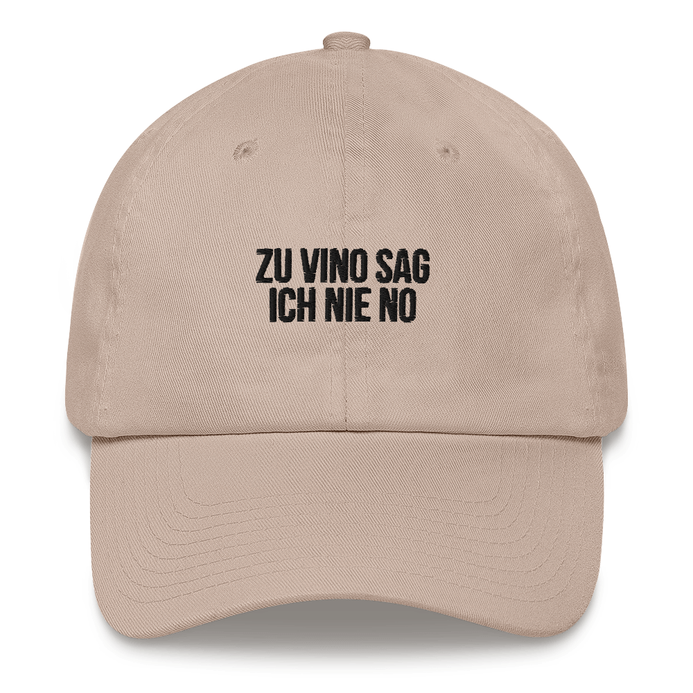 Baseballkappe "Zu Vino Sag Ich Nie No"