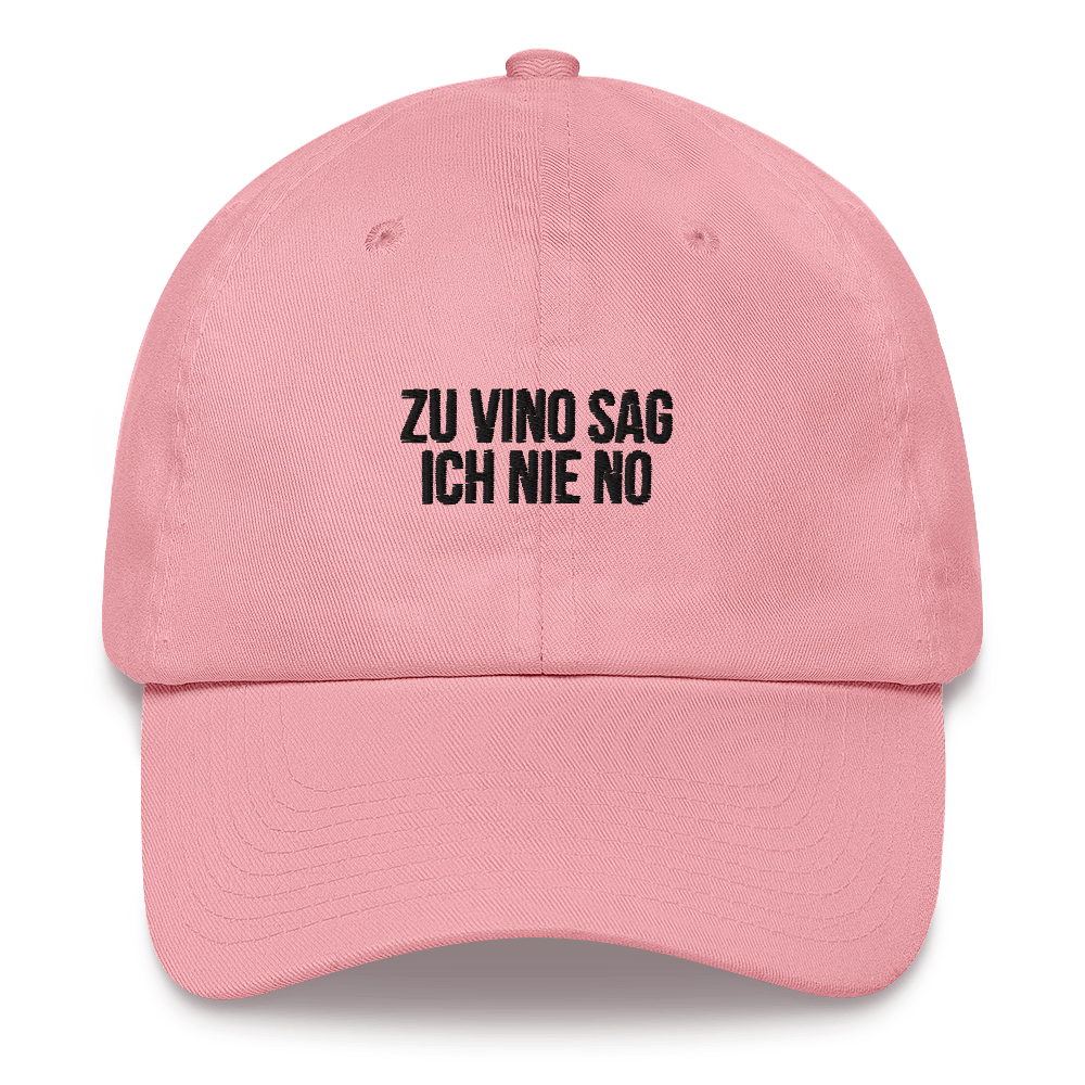 Baseballkappe "Zu Vino Sag Ich Nie No"