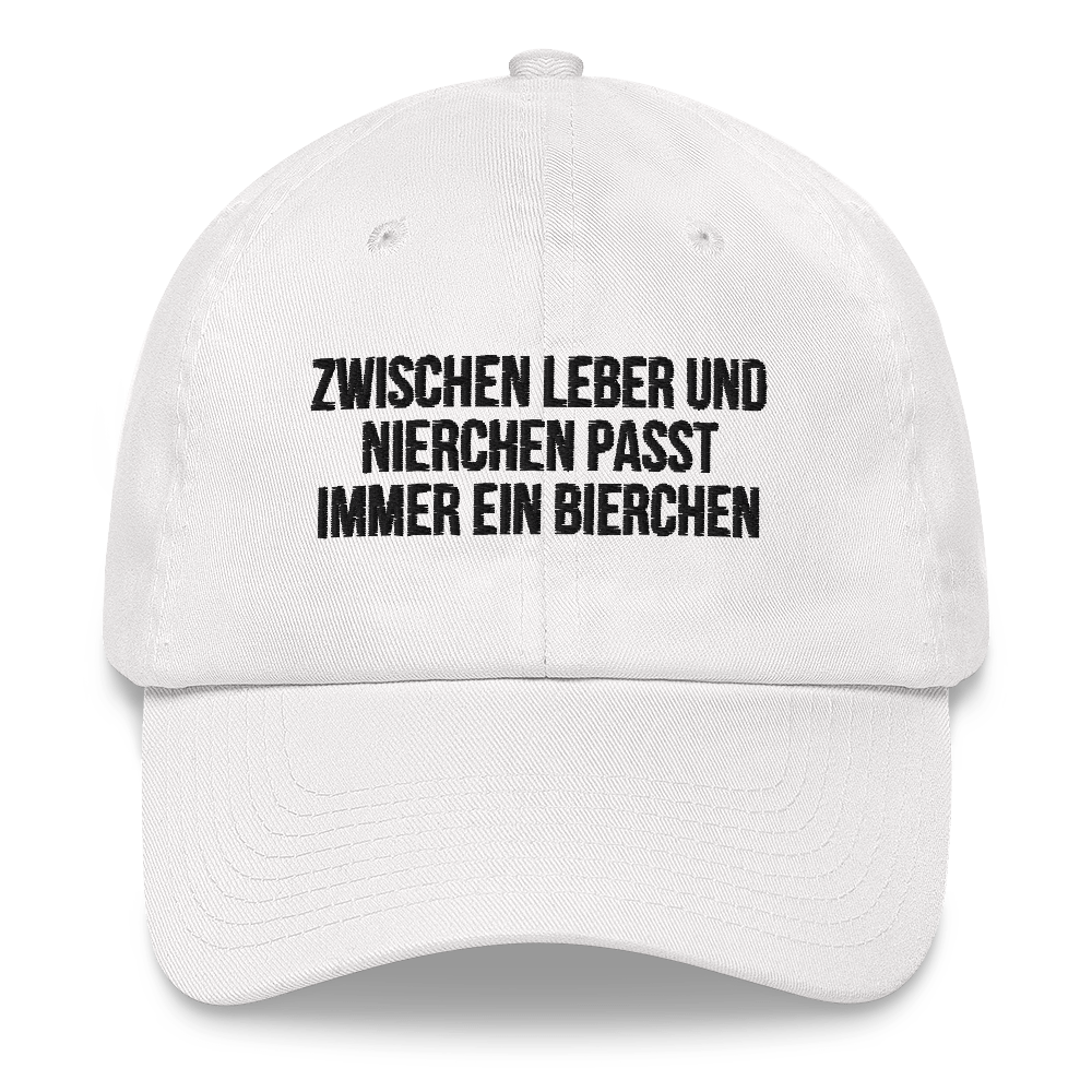 Baseballkappe "Zwischen Leber Und Nierchen..."