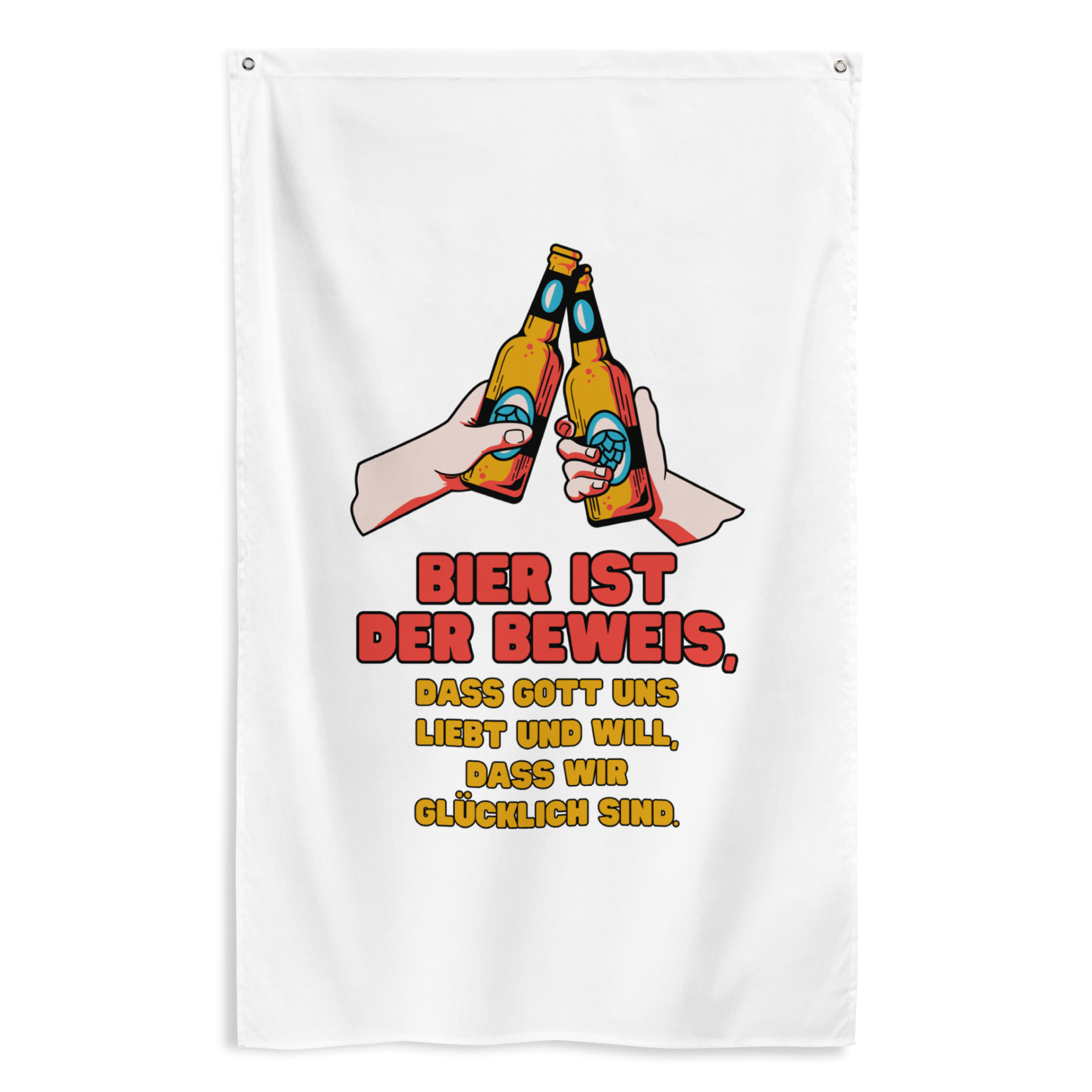 Flagge "Bier Ist Der Beweis"