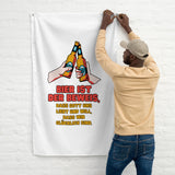 Flagge "Bier Ist Der Beweis"