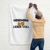 Flagge "Liebevoll / Lieber Voll"