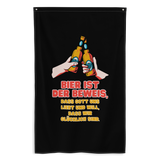 Flagge "Bier Ist Der Beweis" schwarz
