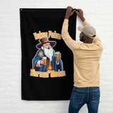 Flagge "Hokus Pokus Biersauf Modus" schwarz