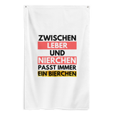 Flagge "Zwischen Leber Und Nierchen"