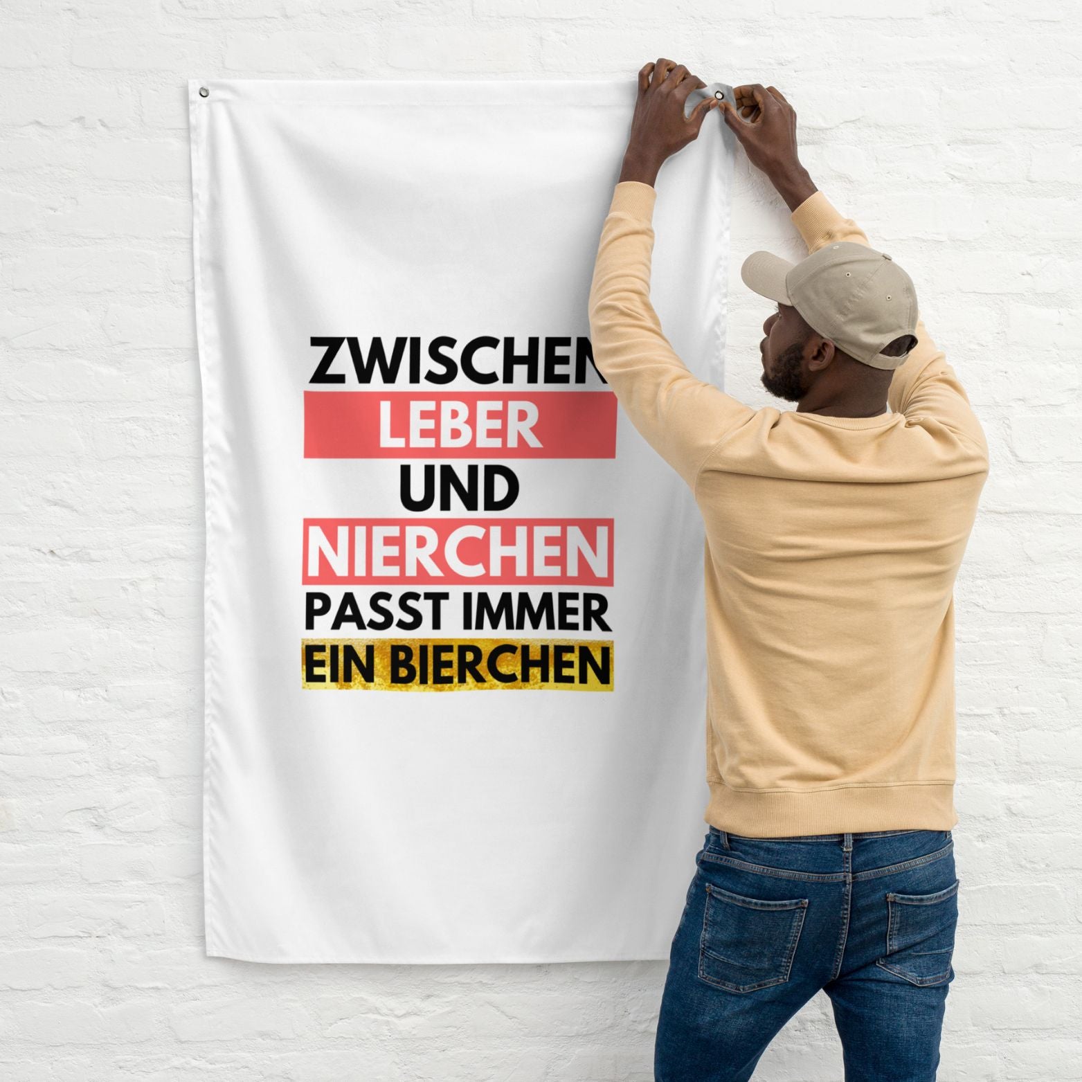 Flagge "Zwischen Leber Und Nierchen"