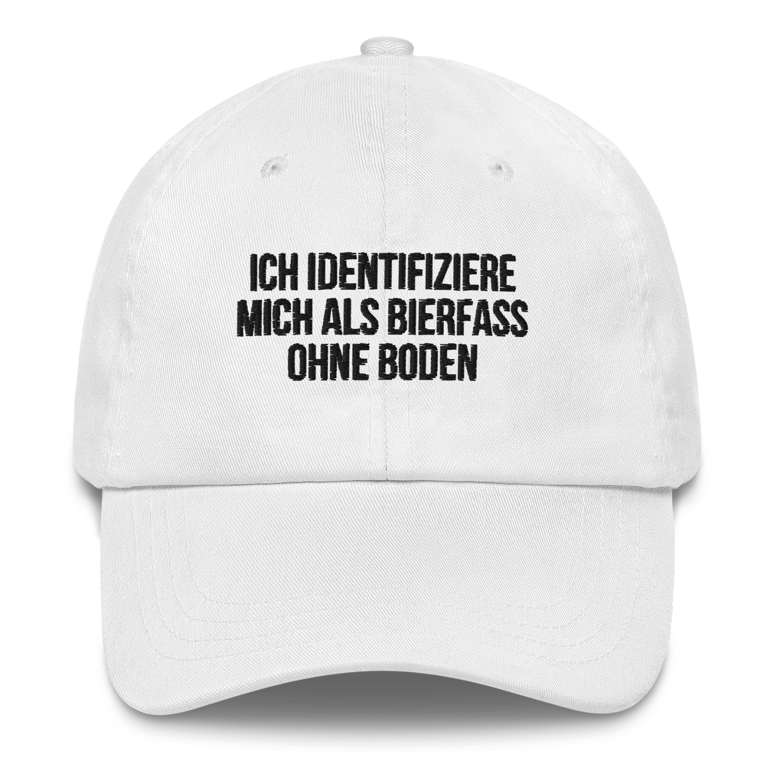 Baseballkappe "Bierfass Ohne Boden"