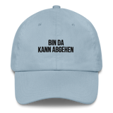 Baseballkappe "Bin Da Kann Abgehen"