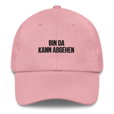 Baseballkappe "Bin Da Kann Abgehen"