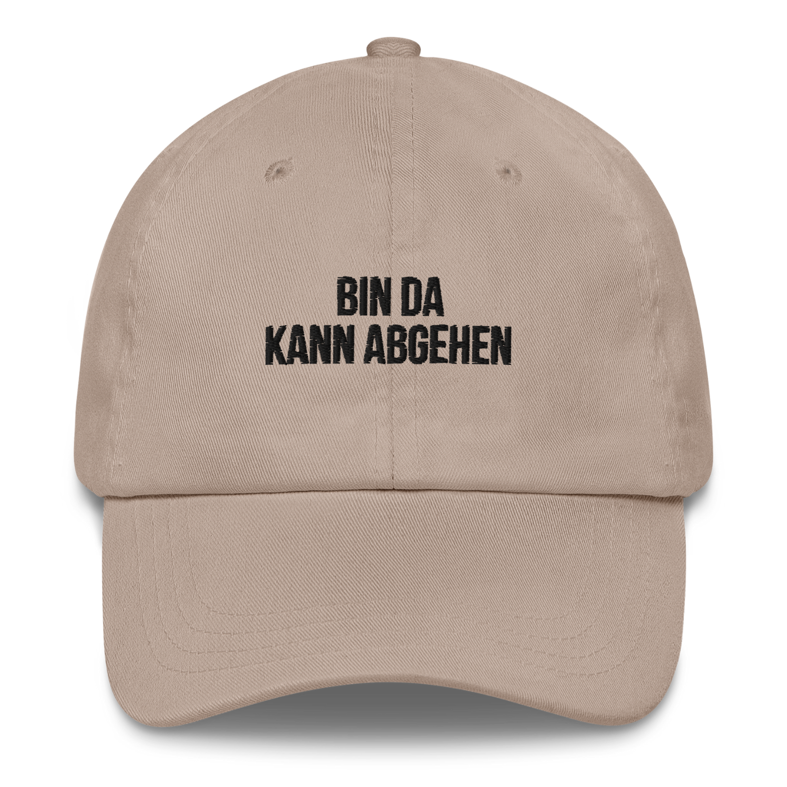 Baseballkappe "Bin Da Kann Abgehen"