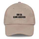 Baseballkappe "Bin Da Kann Abgehen"