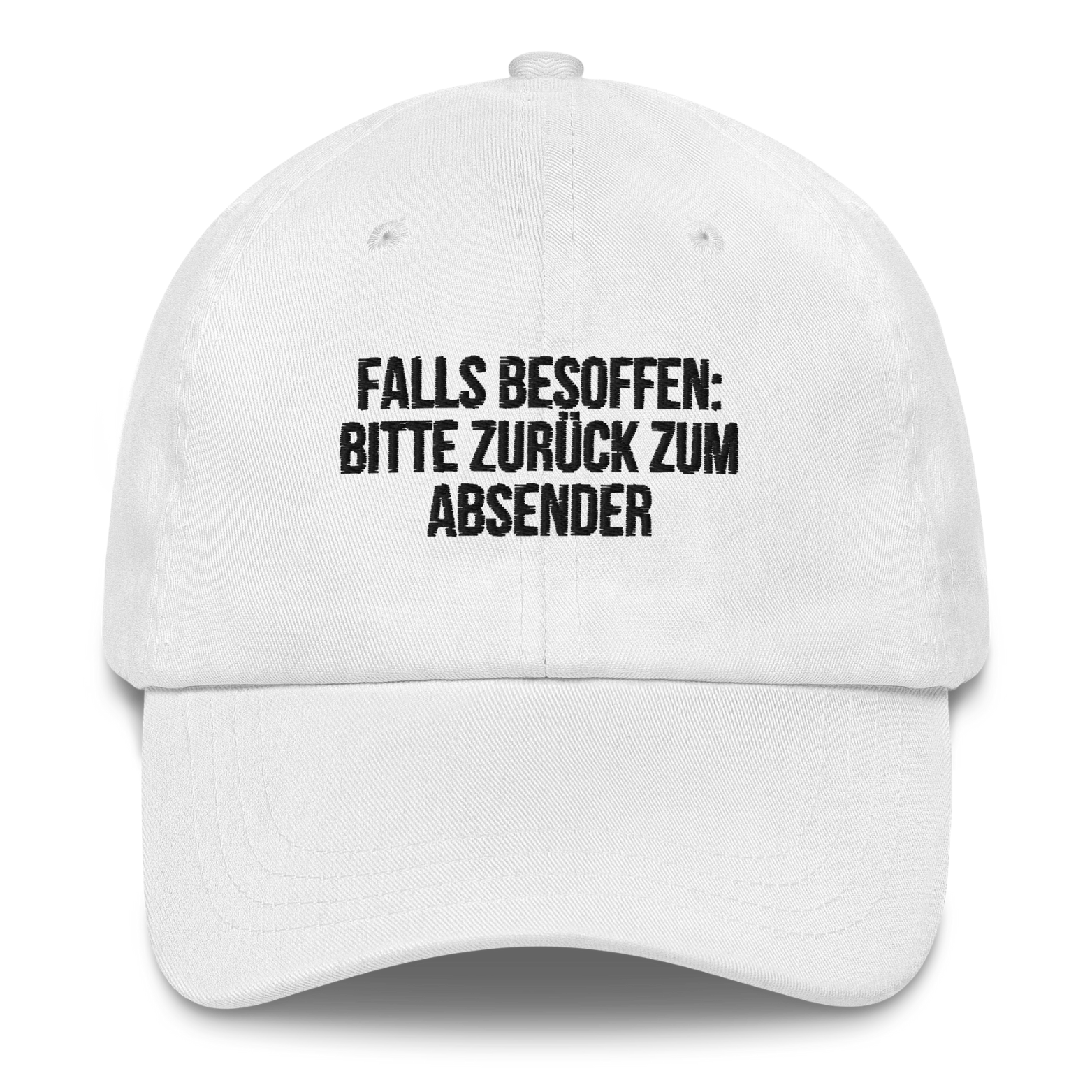 Baseballkappe "Falls Besoffen"