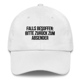 Baseballkappe "Falls Besoffen"