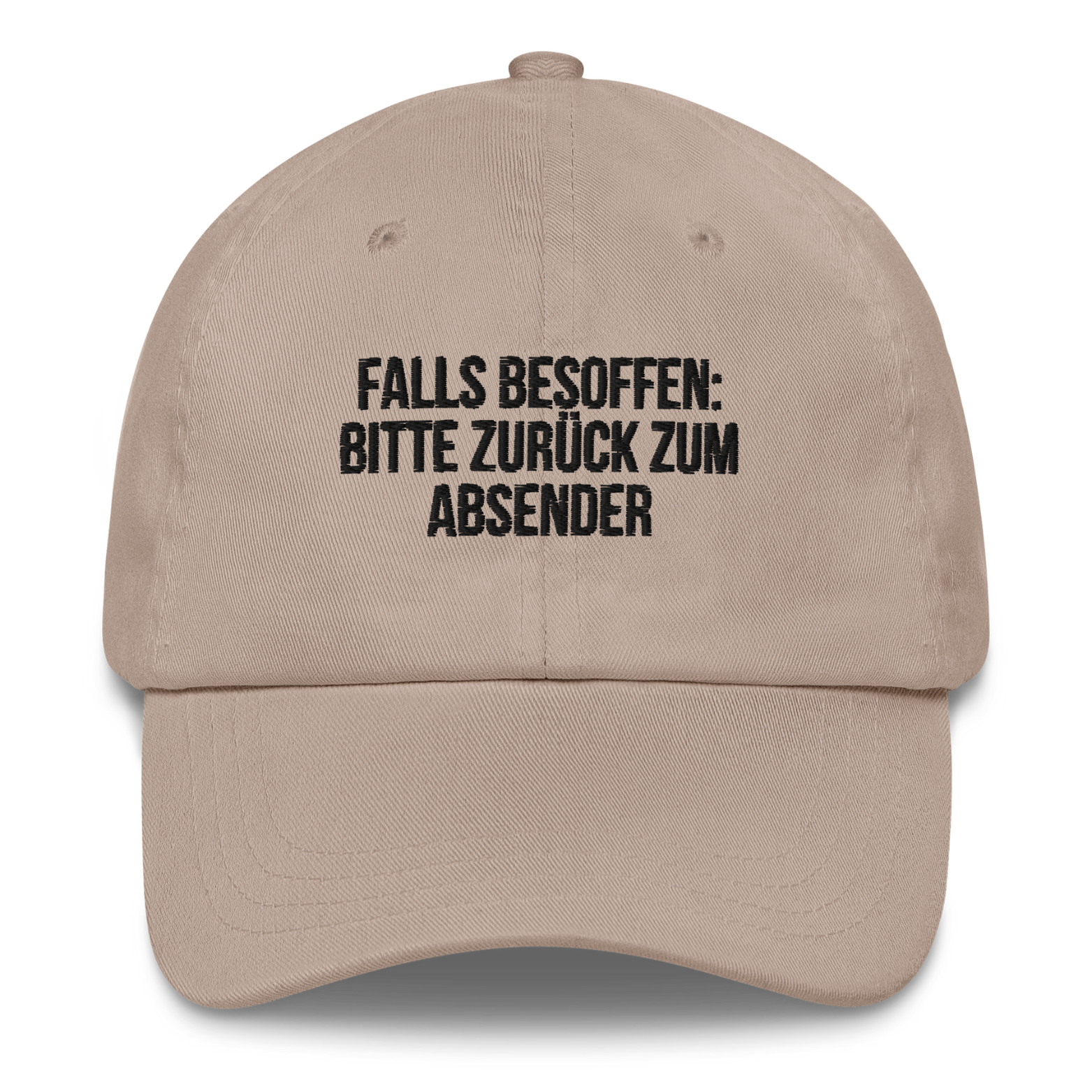 Baseballkappe "Falls Besoffen"