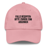 Baseballkappe "Falls Besoffen"