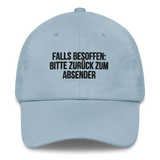Baseballkappe "Falls Besoffen"