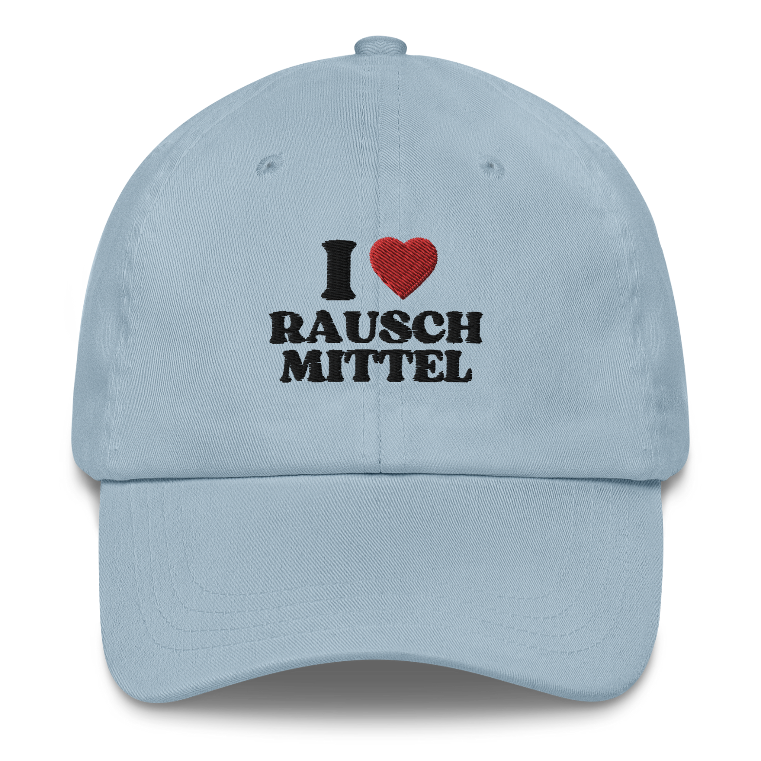 Baseballkappe "I Love Rauschmittel"