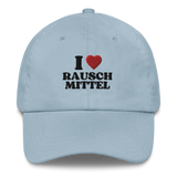 Baseballkappe "I Love Rauschmittel"