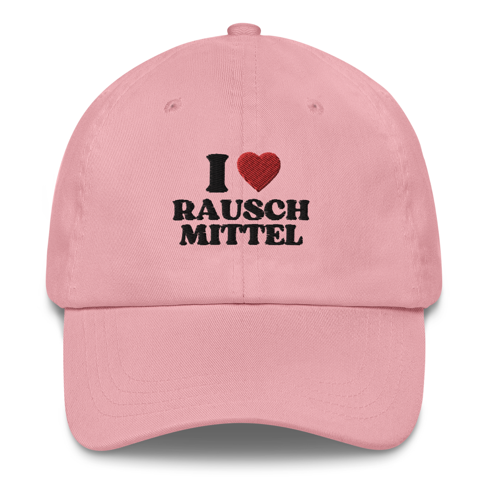 Baseballkappe "I Love Rauschmittel"