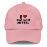 Baseballkappe "I Love Rauschmittel"