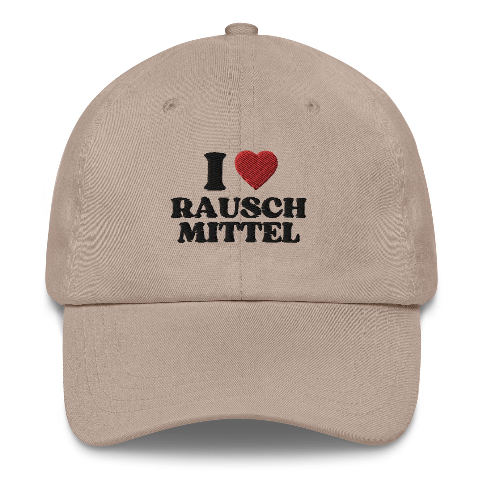 Baseballkappe "I Love Rauschmittel"