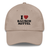 Baseballkappe "I Love Rauschmittel"
