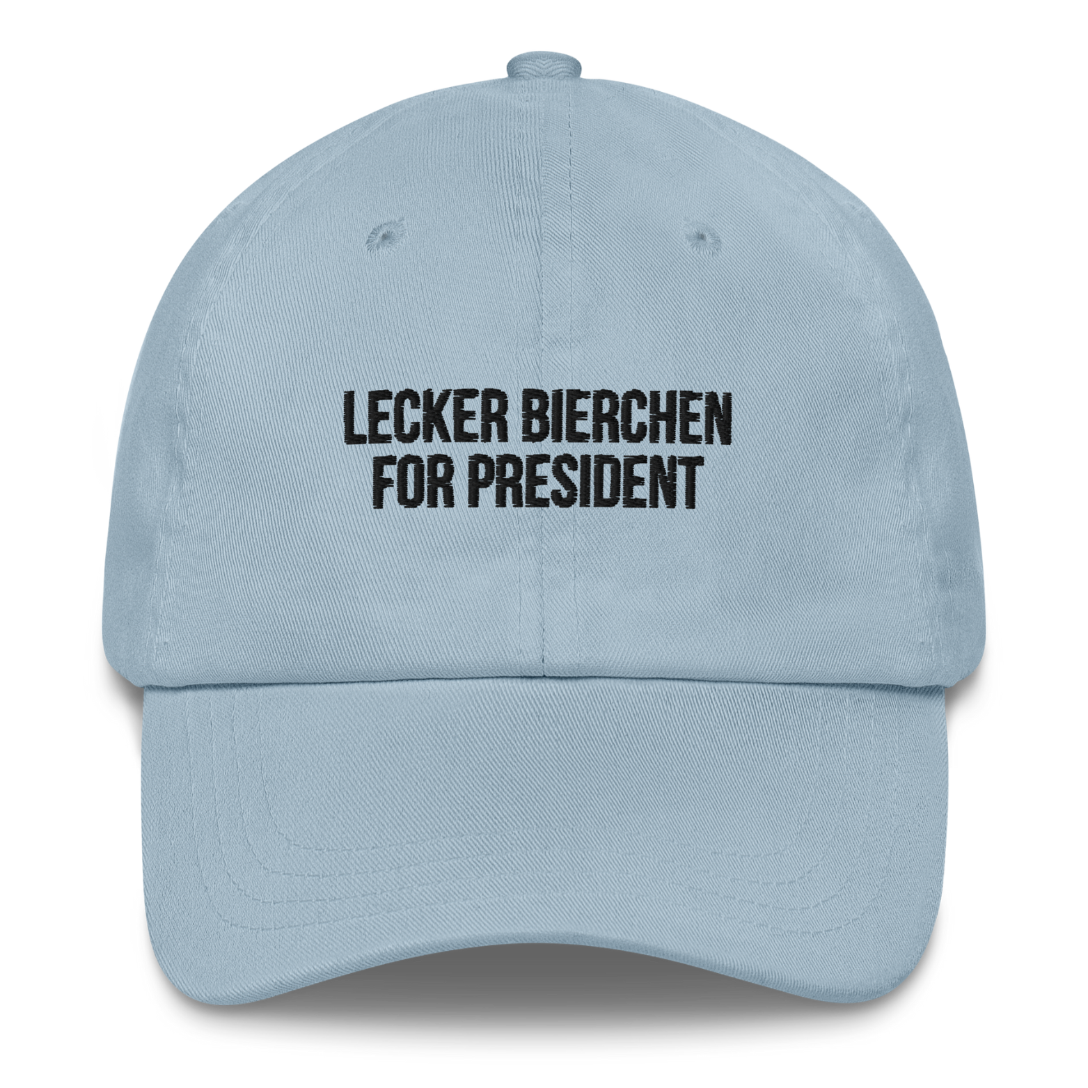 Baseballkappe "Lecker Bierchen For President"