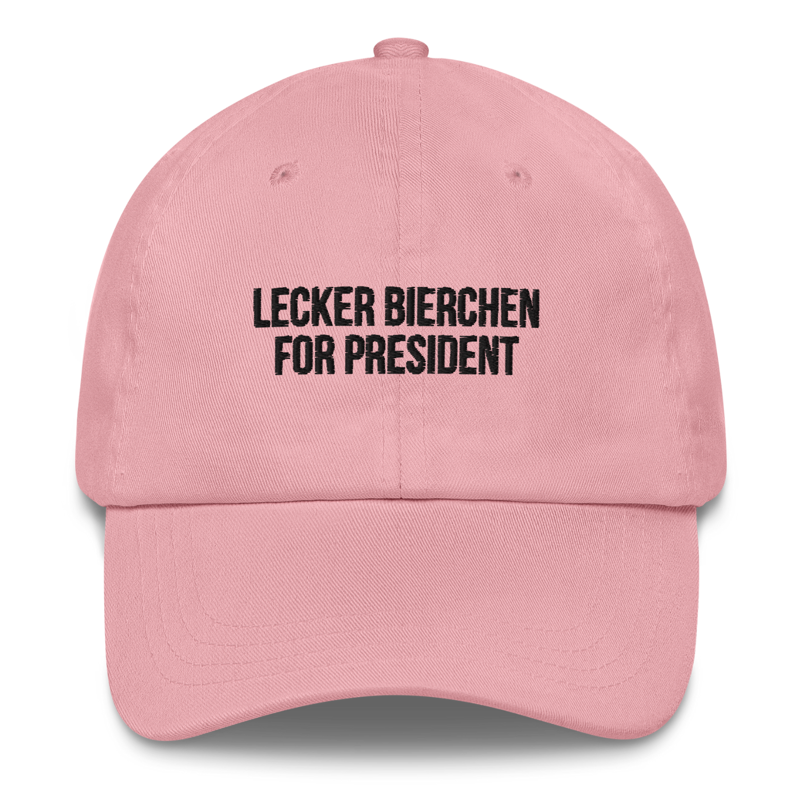 Baseballkappe "Lecker Bierchen For President"