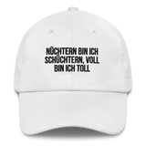 Baseballkappe "Nüchtern Bin Ich Schüchtern"