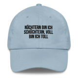 Baseballkappe "Nüchtern Bin Ich Schüchtern"