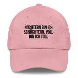 Baseballkappe "Nüchtern Bin Ich Schüchtern"