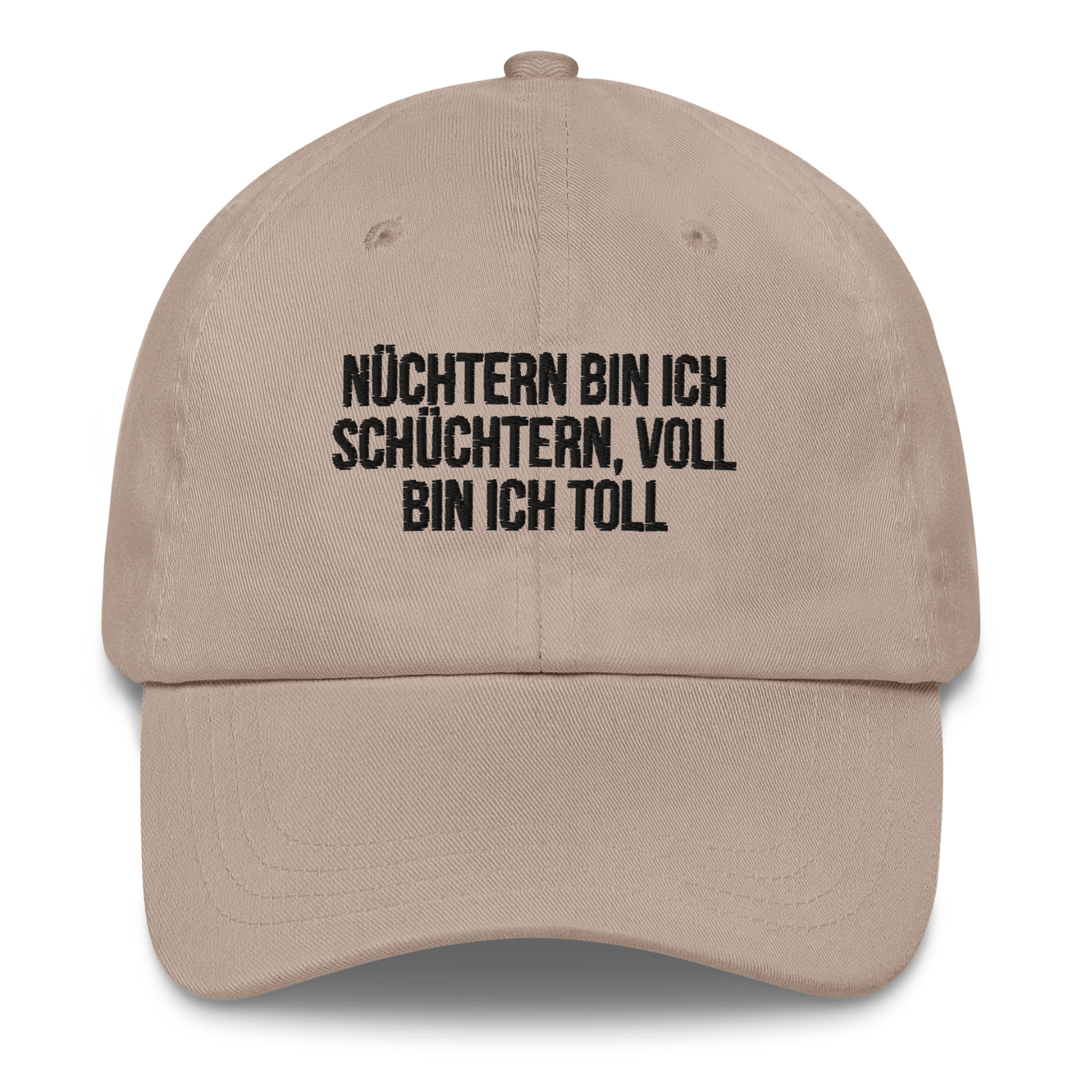 Baseballkappe "Nüchtern Bin Ich Schüchtern"