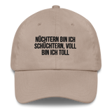 Baseballkappe "Nüchtern Bin Ich Schüchtern"