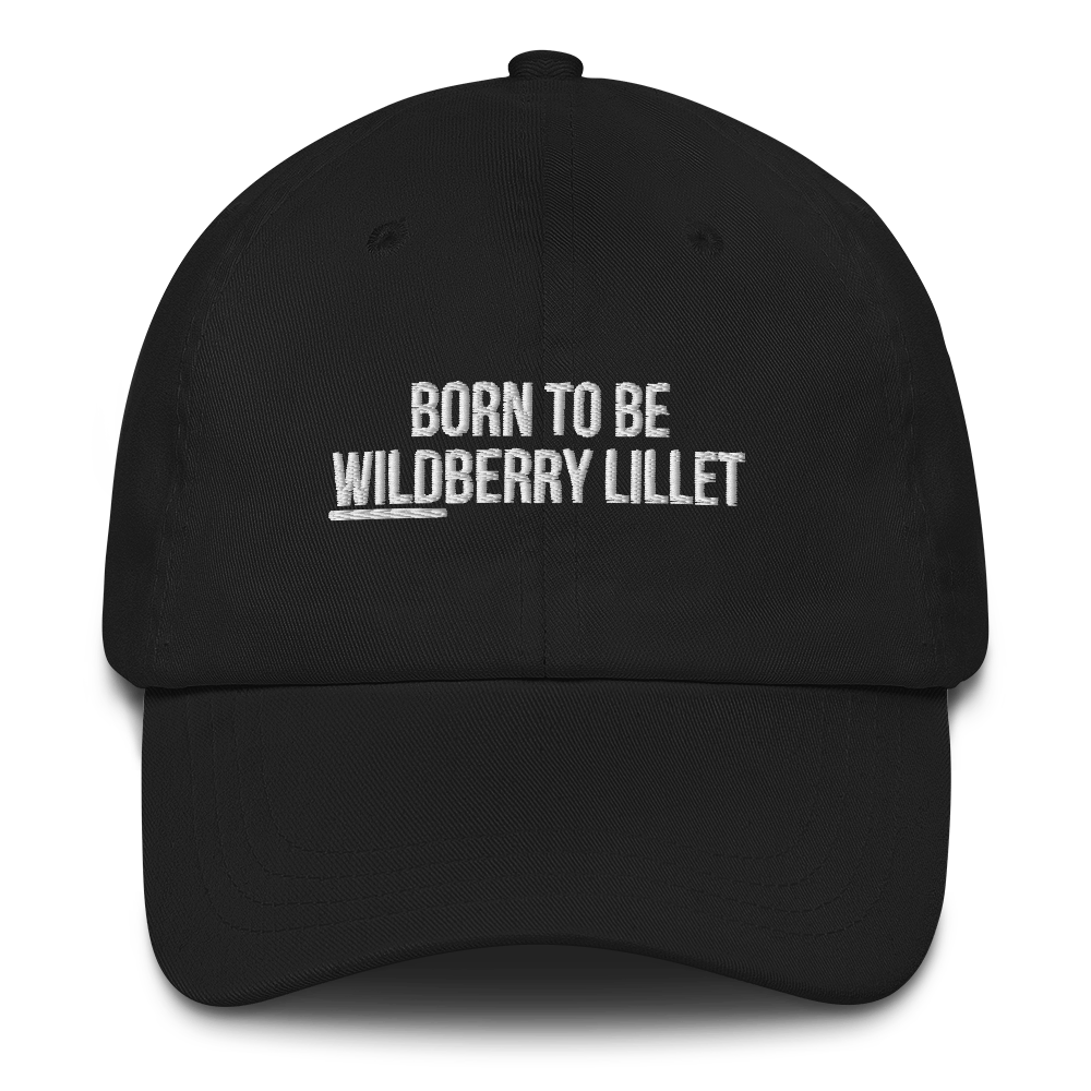Baseballkappe "Born To Be Wild Berry Lillet" schwarz