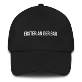 Baseballkappe "Erster An Der Bar" schwarz