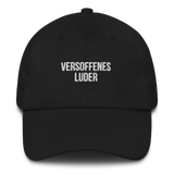 Baseballkappe "Versoffenes Luder" schwarz
