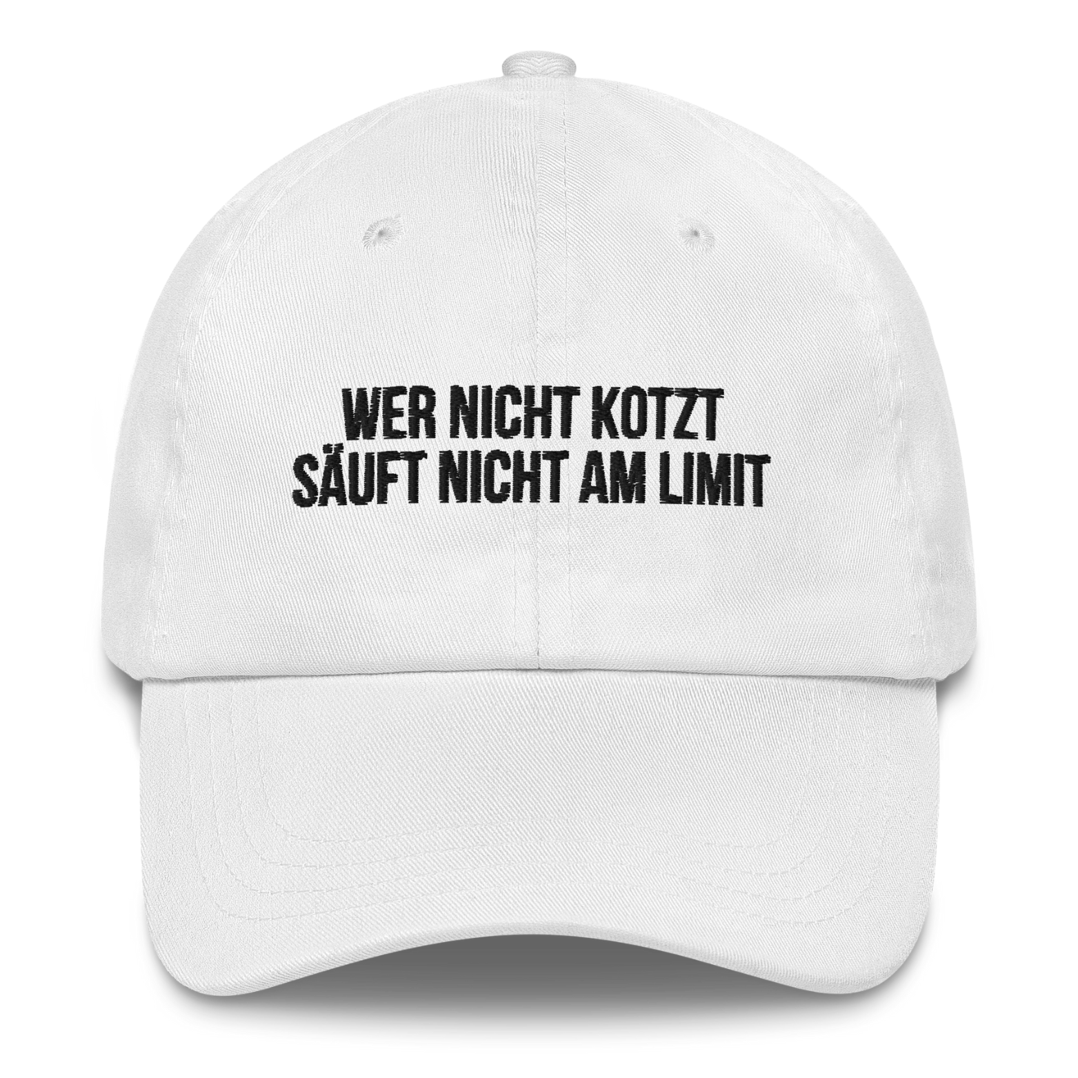 Baseballkappe "Wer Nicht Kotzt Säuft Nicht Am Limit"