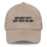 Baseballkappe "Wer Nicht Kotzt Säuft Nicht Am Limit"