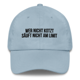 Baseballkappe "Wer Nicht Kotzt Säuft Nicht Am Limit"