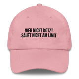 Baseballkappe "Wer Nicht Kotzt Säuft Nicht Am Limit"